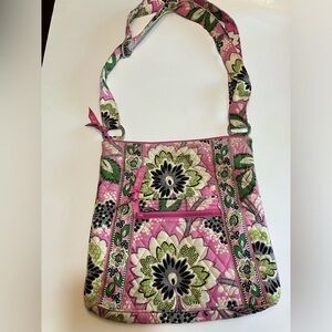 Vera Bradley Crossbody Hipster Quilted Purse Bag Priscilla Pink